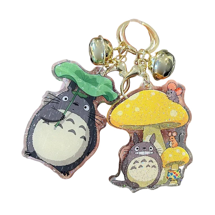 Wholesale 5 PCS Cute Cartoon Double-Sided Acrylic Keychains with Glitter