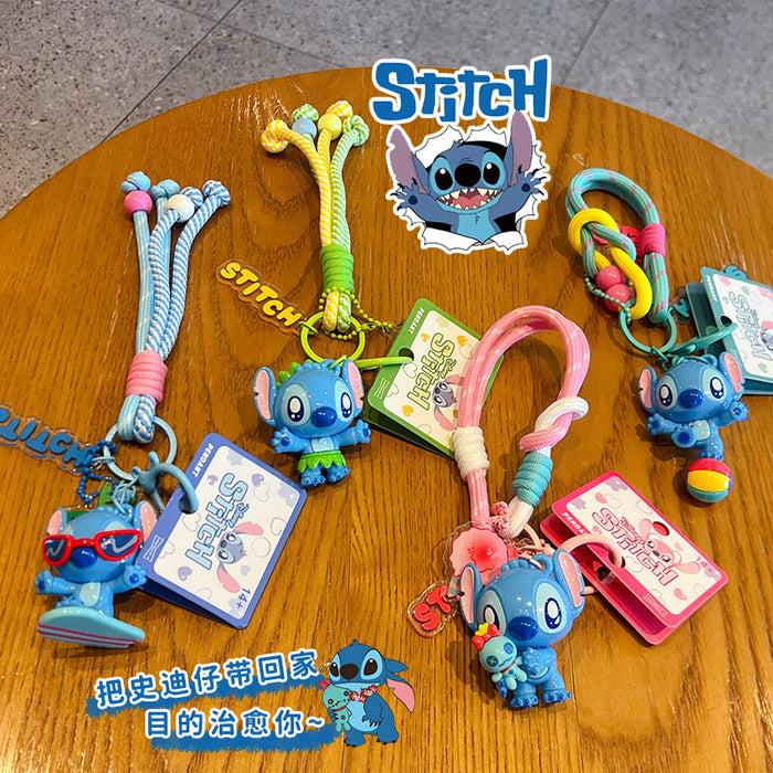 Wholesale Cute bag keychain backpack plush pendant key ring