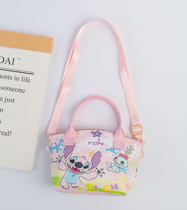 Wholesale Cute cartoon printed PU leather large capacity crossbody Handbags