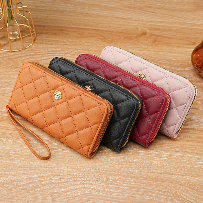 Wholesale Light Luxury Fresh Fragrant Women's Wrist Bag Wallet Women's Multi Card Women's Mobile Phone Bag JDC-WT-XQ002