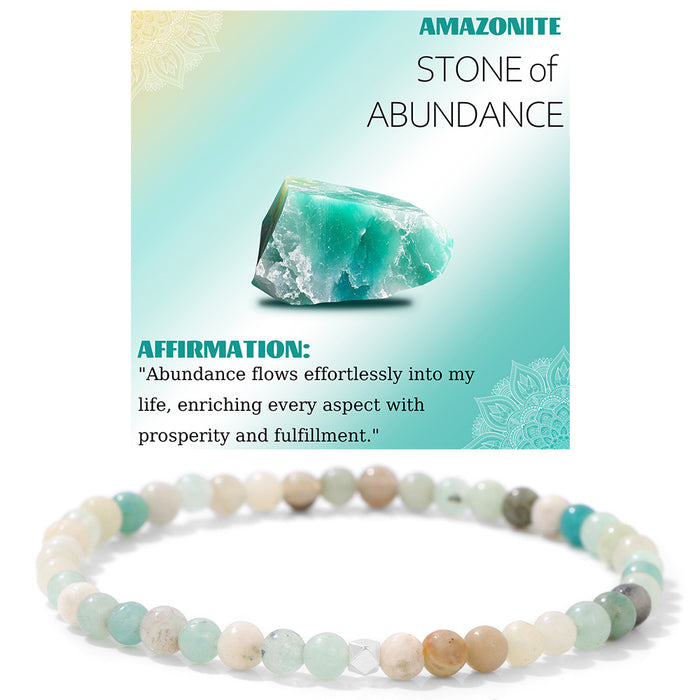 Wholesale 4mm stone bead bracelet with color retaining silver beads tiger' s eye and volcanic stone beads