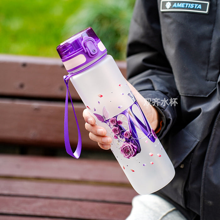 Wholesale Simple letter water bottle