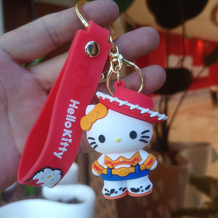 Wholesale Cartoon Silicone Doll Keychain JDC-KC-KuangK033