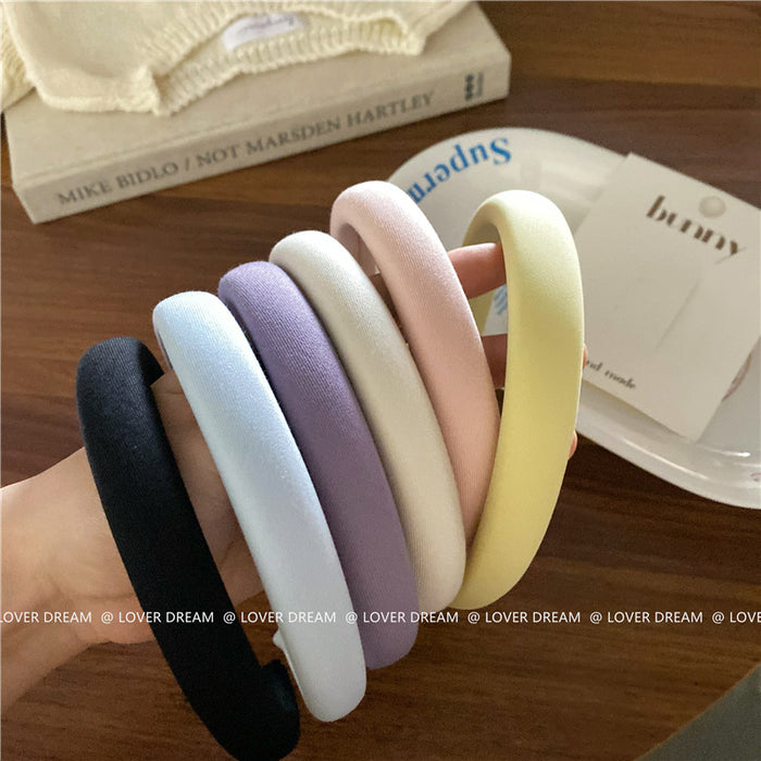 Wholesale Texture fabric sponge headband cute headband versatile hair accessory