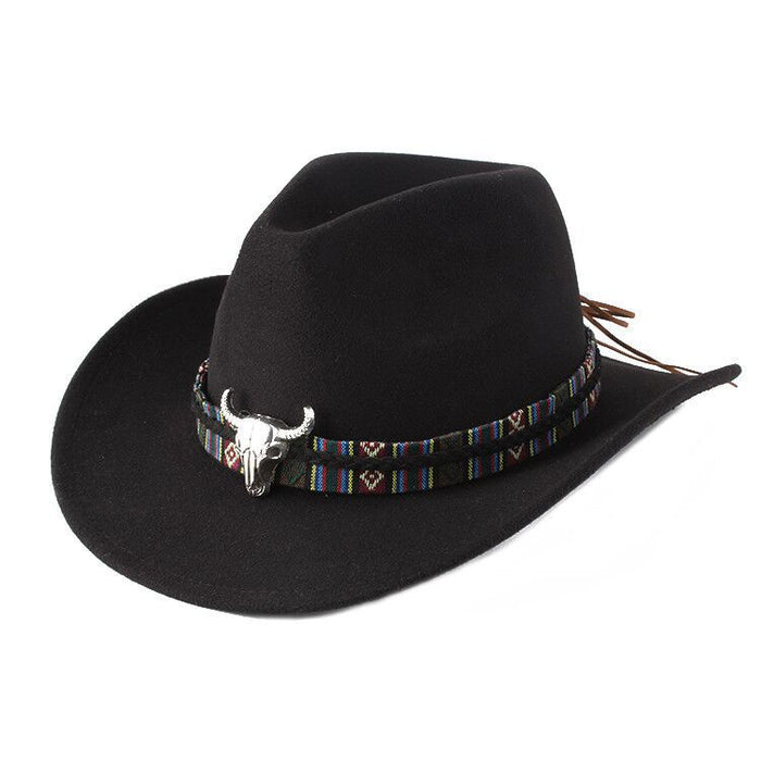 Wholesale Woolen Cowboy Hats for Men and Women Couples JDC-FH-DG017