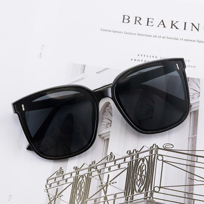 Wholesale New style metal vertical lens rice nail sunglasses fashion