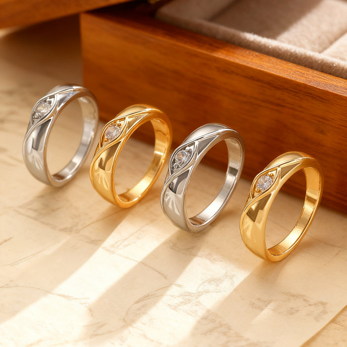 Wholesale Simple wedding clean lines rings