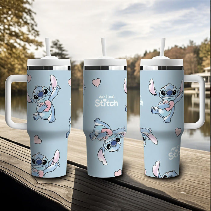 Wholesale Tumbler Cute Cartoon Pattern 40OZ Stainless Steel Car Ice Bullies Cup