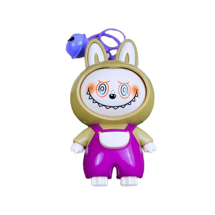 Wholesale Rabbit Head  Face-Changing Doll Keychain Cute Cartoon Doll Toy Couple Bag Pendant Doll Gift