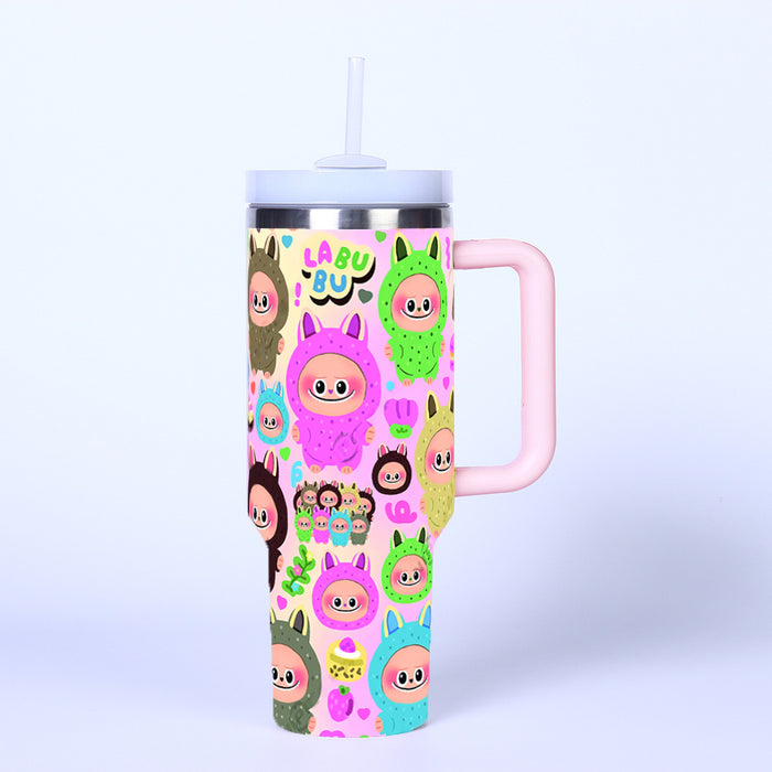 Wholesale 40oz car cup creative second generation thermos cup straw ice water cup