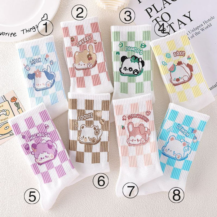 Wholesale Cartoon Versatile Mid-Calf Socks
