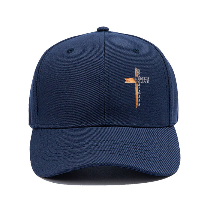 Wholesale Cross print fashionable outdoor casual baseball cap