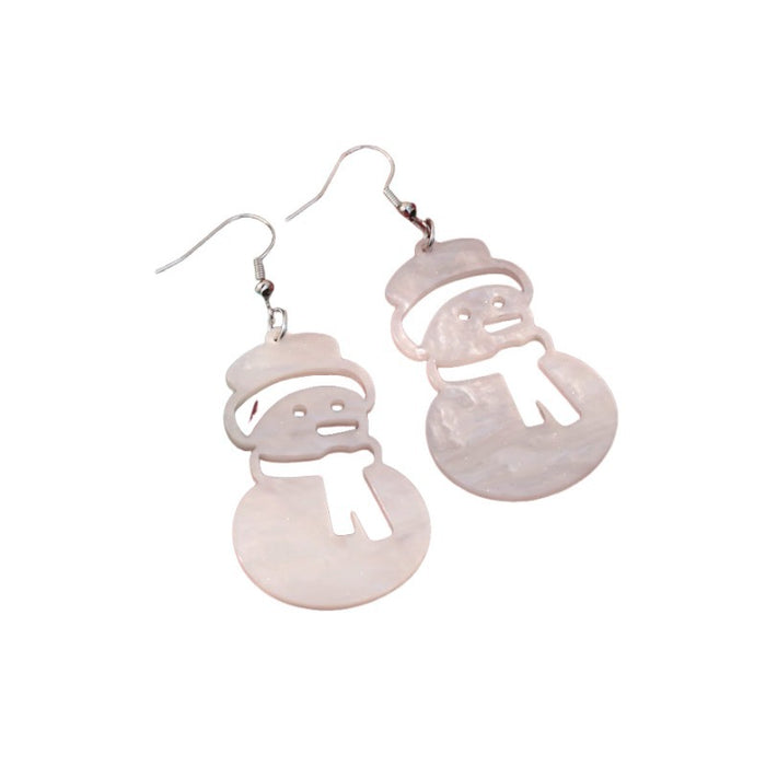 Wholesale Christmas Glitter Acrylic Earrings