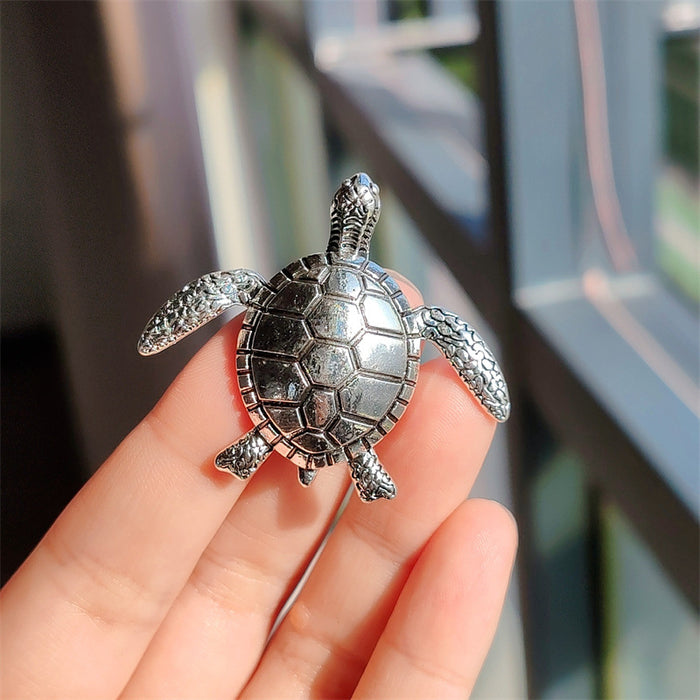 Wholesale Turtle Animal Brooch Diamond-Encrusted Oil-Drip Accessories