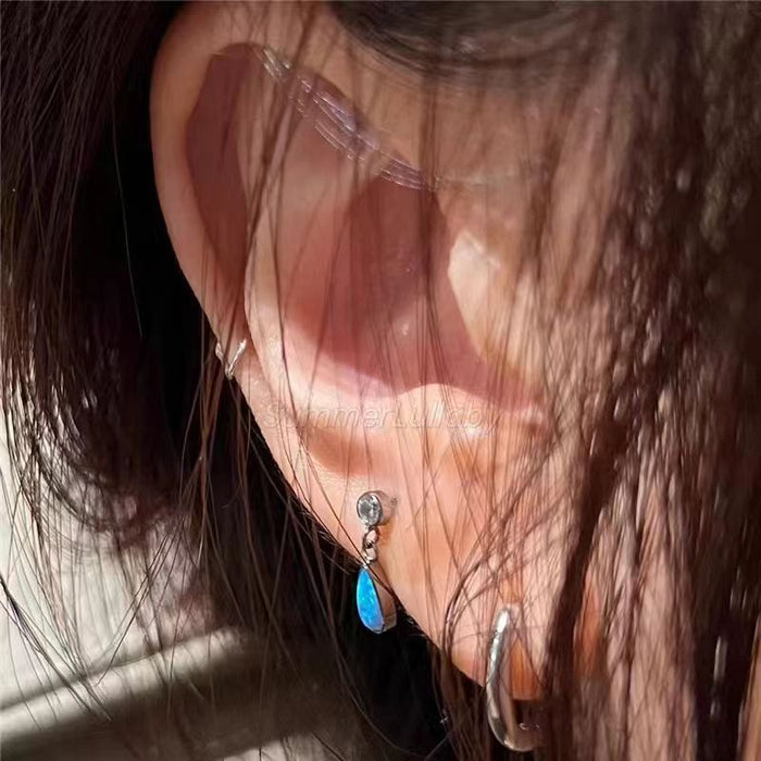 Wholesale Pendant ear bone silk tassel nail non removable earrings