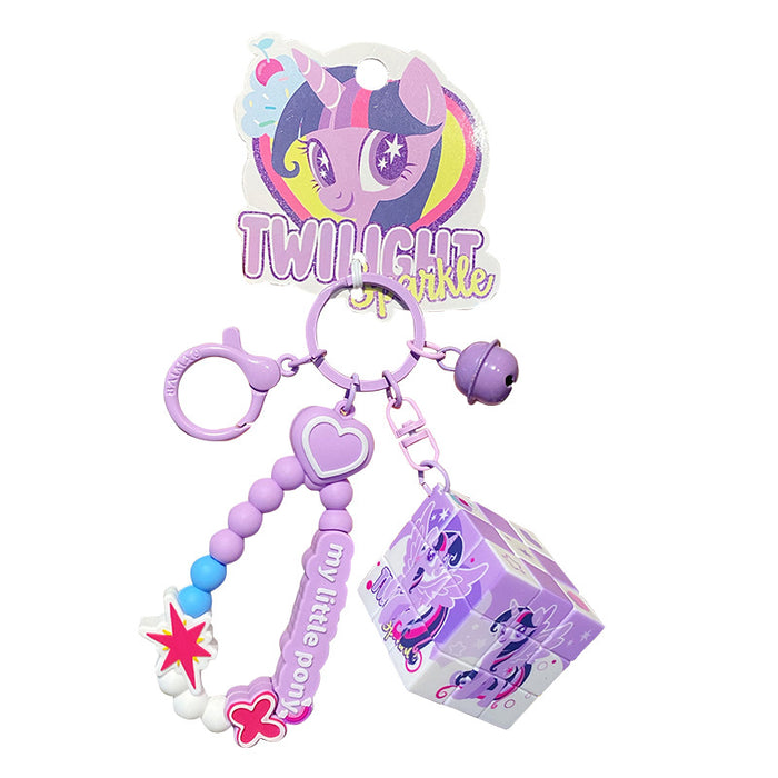 Wholesale Magic Cube Keychain Creative Mini Third Stage Decompression Puzzle Keychain Backpack Pendant