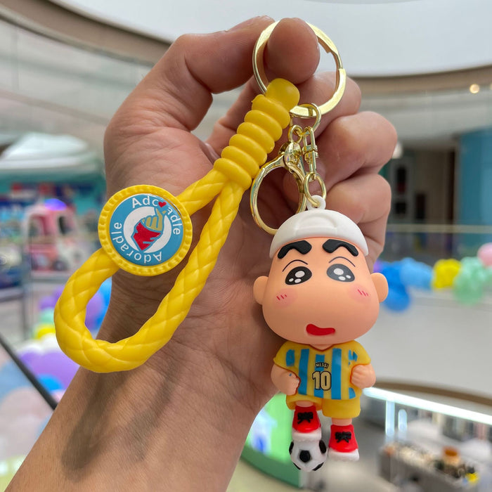 Wholesale Cartoon keychain, three-dimensional figurine pendant, car keychain, small gift wholesale