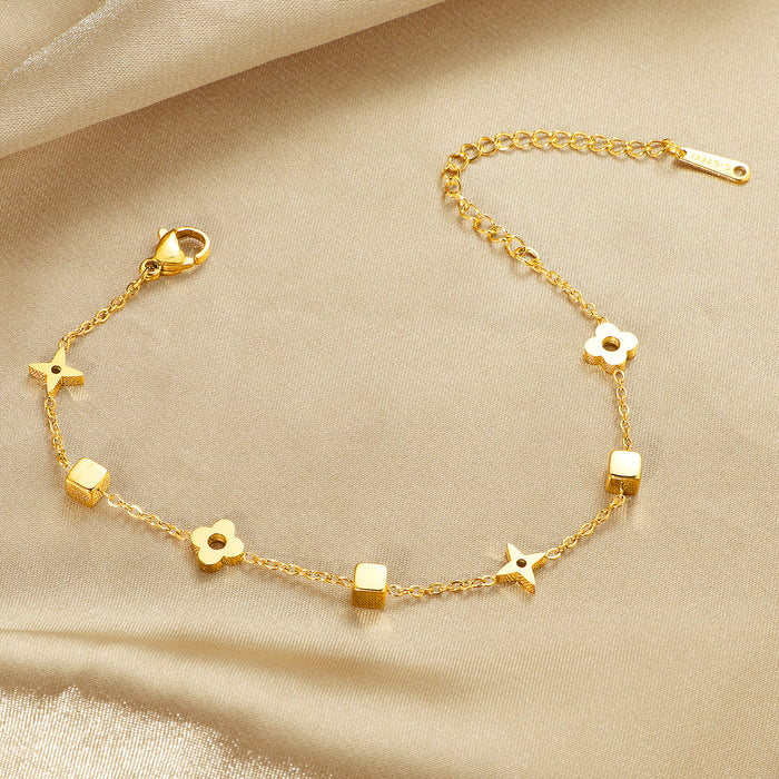 Wholesale Flower Bracelet Hand Jewelry  Non-fading Camellia Bracelet