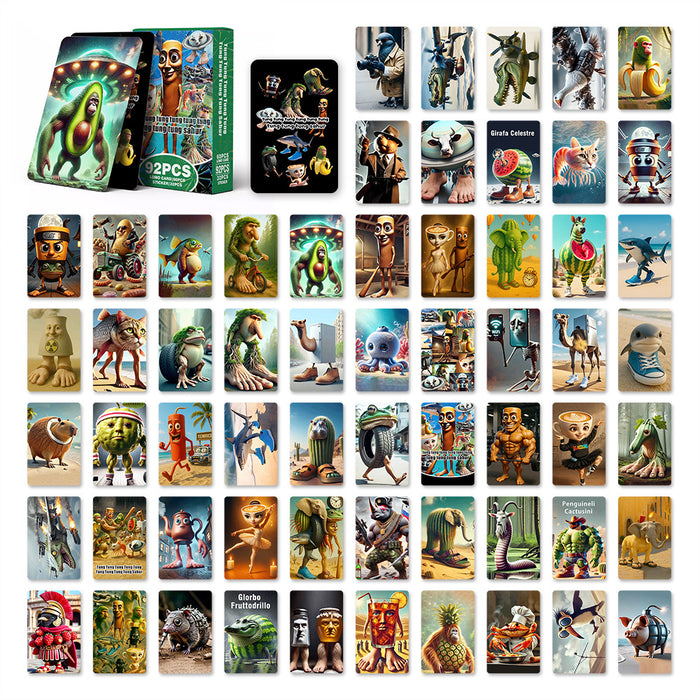 Wholesale 92 Small Cards Peripheral Collection Lomo Cards