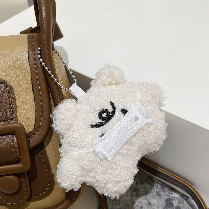 Wholesale Color blocking minimalist bag with fashionable and retro texture, niche single shoulder bag