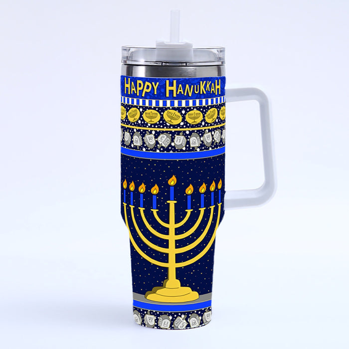 Wholesale 40oz Hanukkah Stainless Steel Thermos Cup
