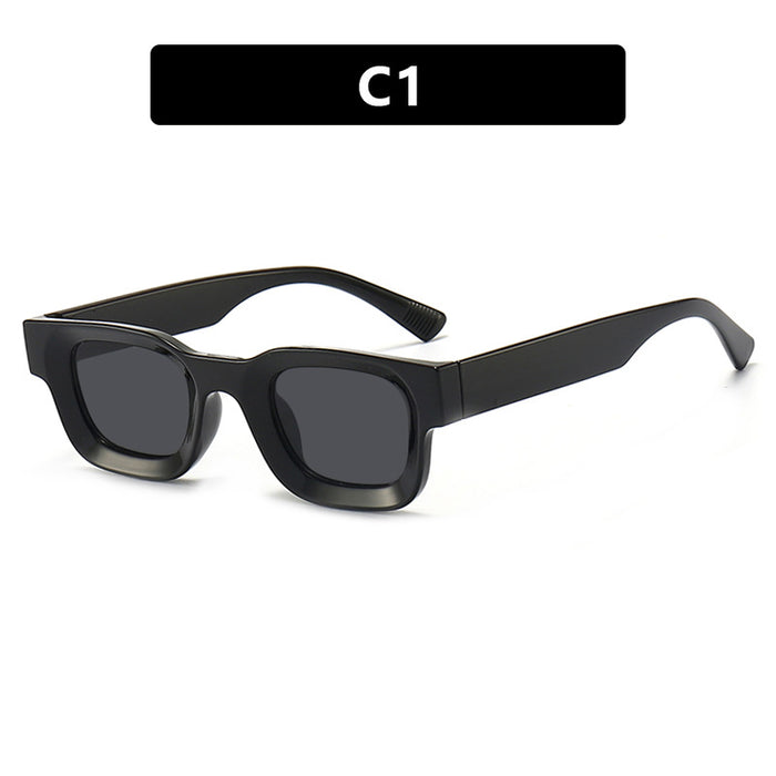 Wholesale Fashion Sunglasses New Square Narrow Frame Sunglasses Street Photography Style Sunglasses Premium Sense