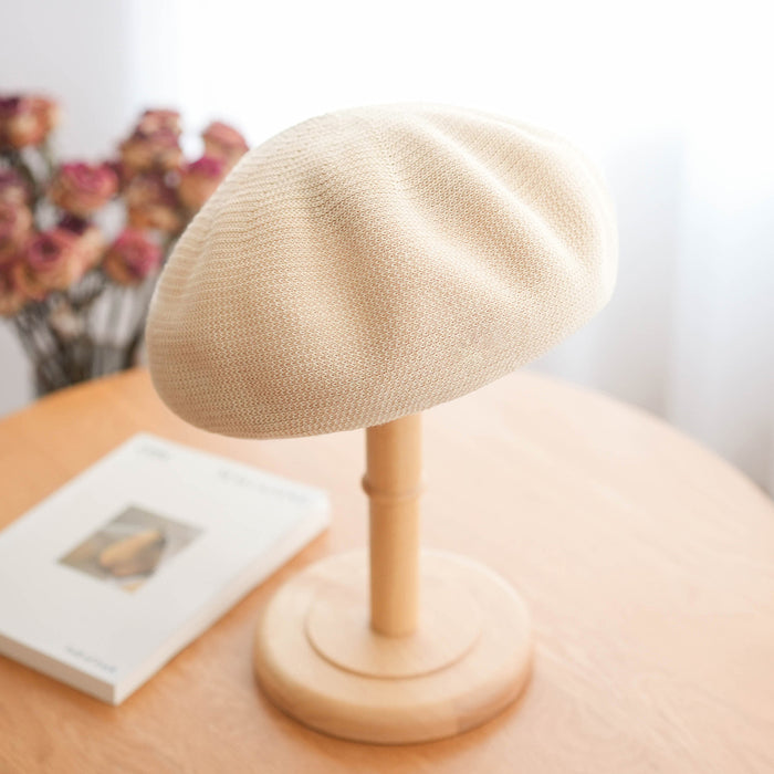 Wholesale Hollow out beret, breathable woven bud hat, sweet and versatile artist hat