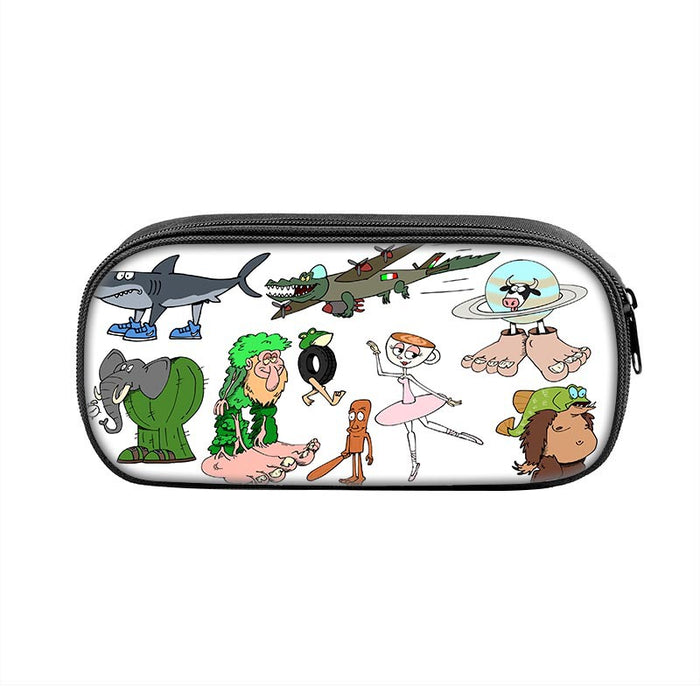 Wholesale  Printed Pencil Bag Brain Shark Student Stationery Bag