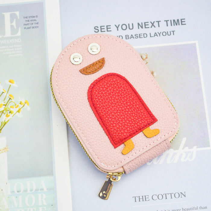 Wholesale Lychee Pattern Card Holder ID Vertical Style Cute JDC-WT-Jiam003