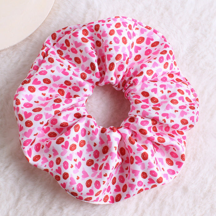 Wholesale large flower large intestine hair ring ladies crazy accessories