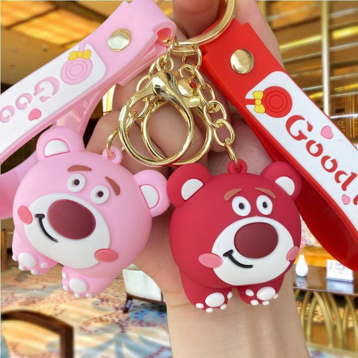 Wholesale Cartoon Silicone Doll Keychain JDC-KC-MingT120