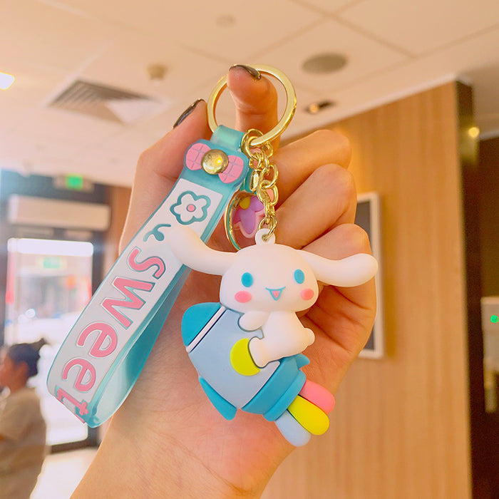 Wholesale Cartoon Doll  PVC Keychain JDC-KC-LiuFan006