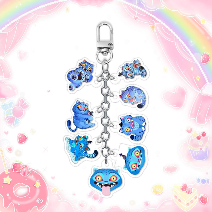 Wholesale 6PCS Kpop Custom Acrylic DIY Keychains
