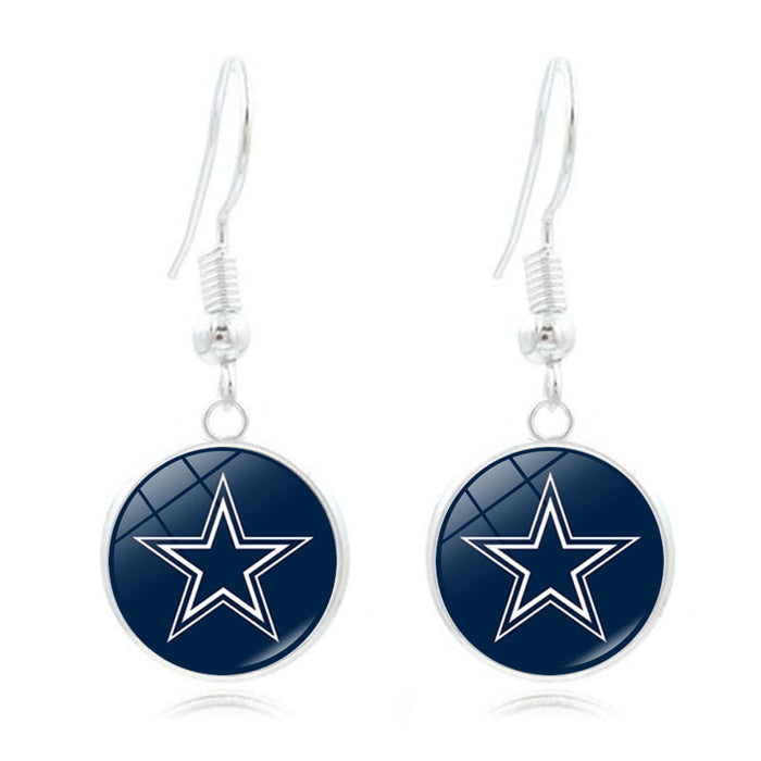 Wholesale Football Team  Pattern Earrings   Ear Jewelry