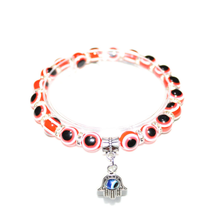 Wholesale Evil Eye Palm Pendant Jewelry JDC-BT-NHong022