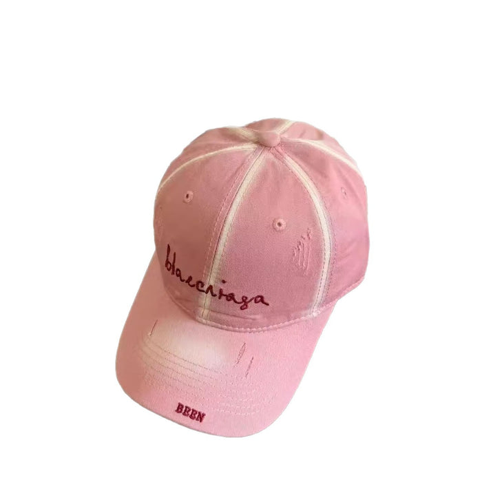 Wholesale New versatile baseball cap with enlarged and deepened high-end feel, perforated soft top duckbill cap, thin design
