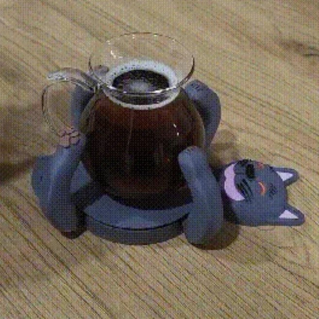 Wholesale 3D printed cute cat cup holder desktop decoration