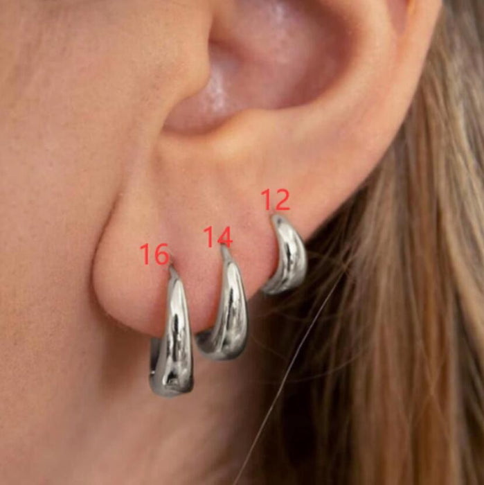 Wholesale Geometric square copper ear clip set