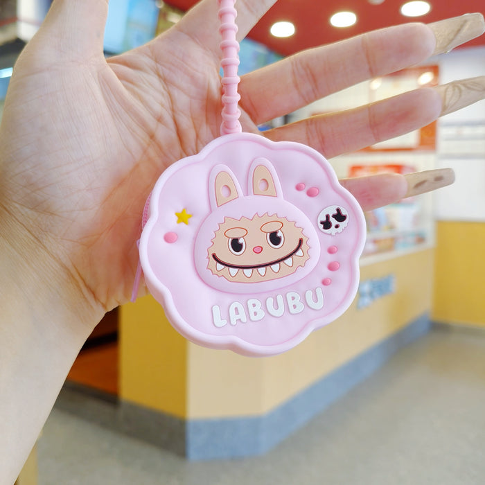 Wholesale Plush Silicone Coin Purse Keychain Coin Bag Pendant