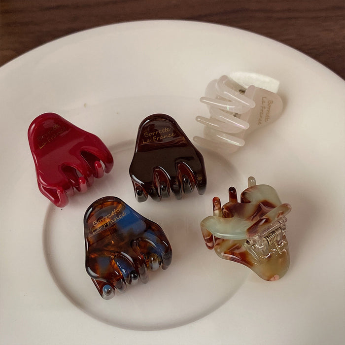 Wholesale Cute small bone clip, small size, side grip clip, retro temperament, hair accessory with a broken eight character clip