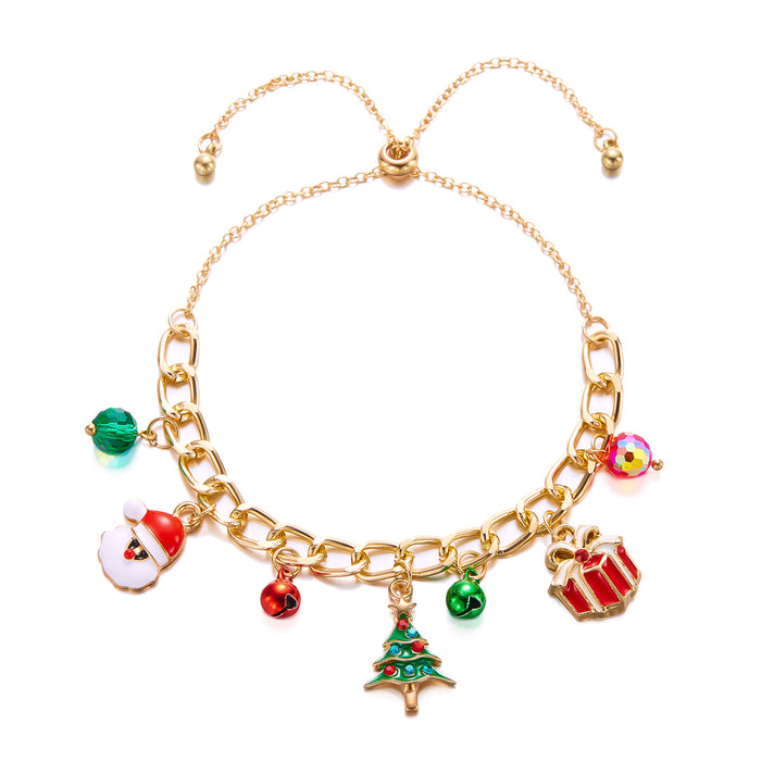 Wholesale Christmas Bracelet European and American Creative Snow  Bell