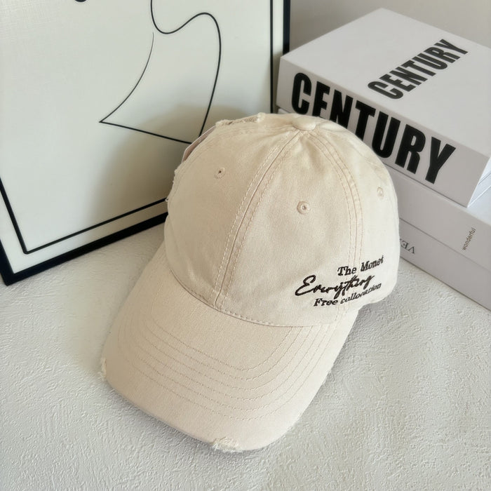 Wholesale New side letter quick drying baseball cap, sun shading and breathable outdoor hiking duckbill cap, casual cap