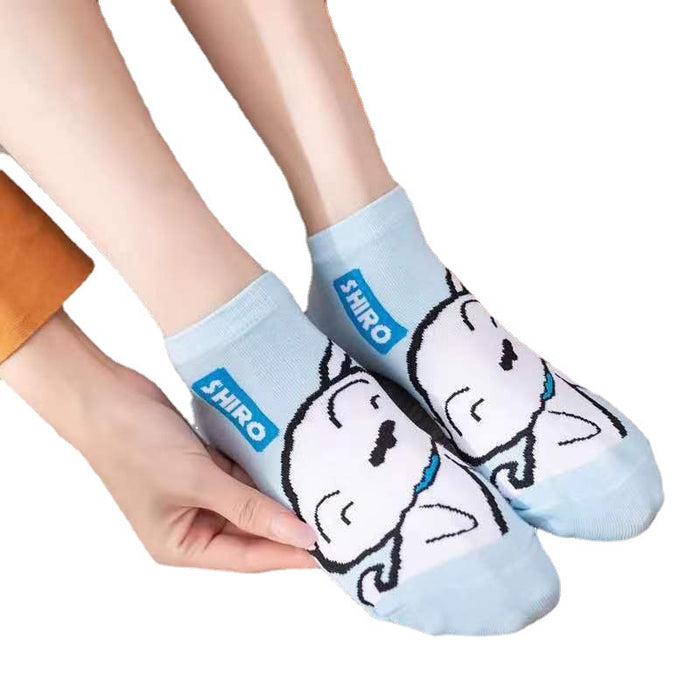 Wholesale Cotton Cartoon Short Socks JDC-SK-Xiasi003