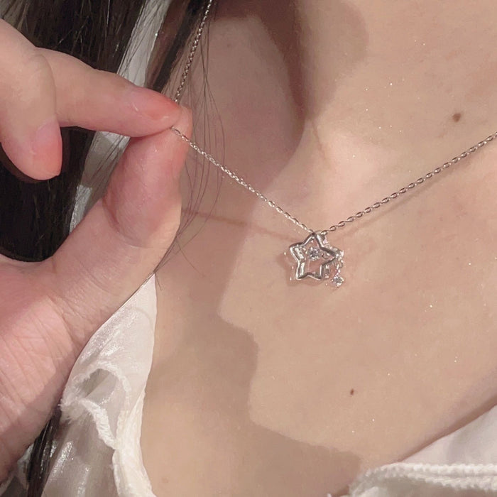 Wholesale Star Necklace Women's Student Accessories Clavicle Chain Simple Best Friend