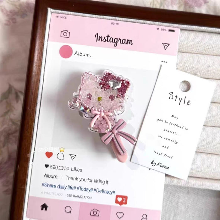 Wholesale Full Diamond Bow Hair Clipsfor Women