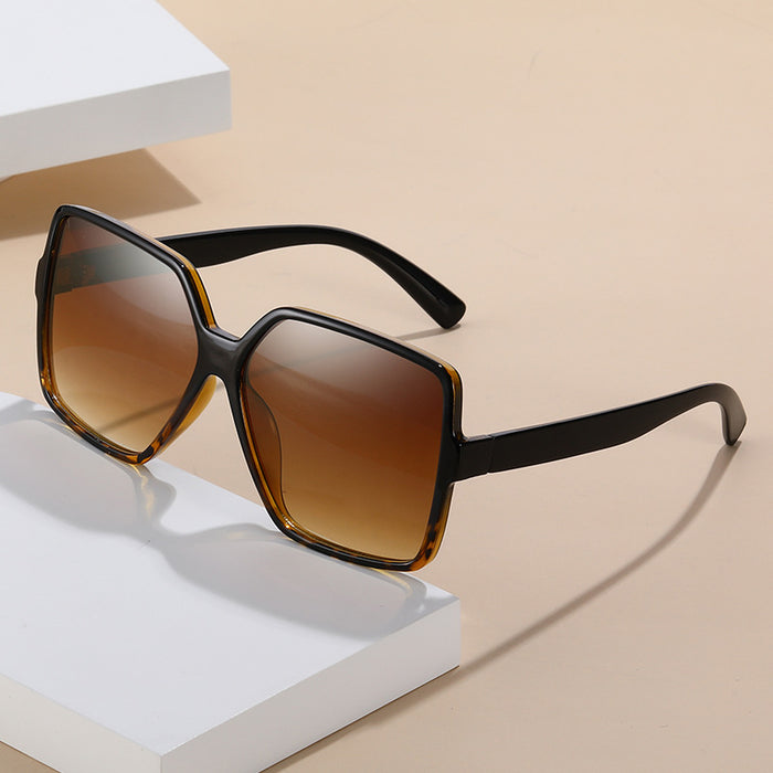 Wholesale Trendy Large Frame Sunglasses for Men, Box Vintage Toad Glasses, Street Photography Versatile Trendy Sunglasses