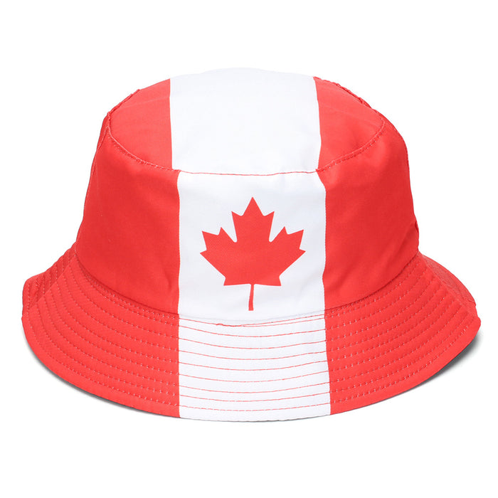Wholesale World Cup Fan Cheering Flag Print Bucket Hat