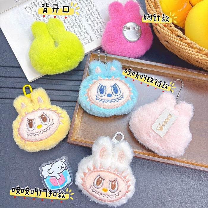 Wholesale Squeaky Doll Keychain Pendant Cute e Rag Doll Small Hanging Mobile Phone Case