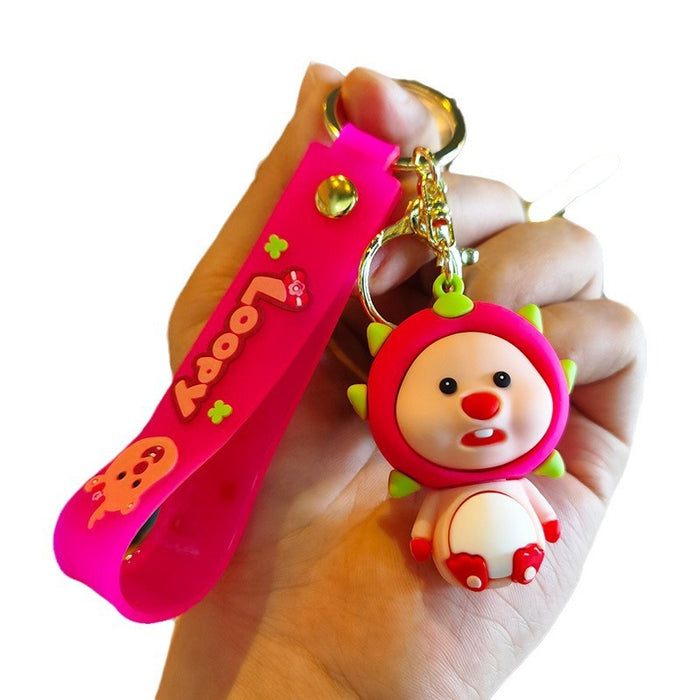 Wholesale Cartoon Doll Silicone Keychain JDC-KC-Tingm243