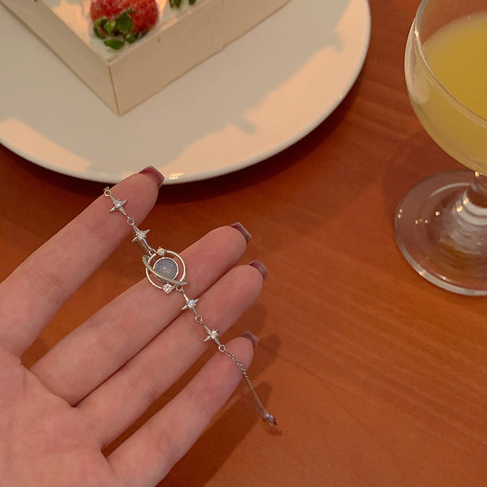 Wholesale Cat's eye stone bracelet girls fashion temperament  zircon jewelry